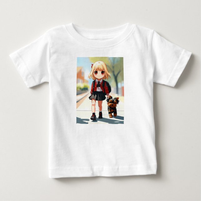 T-shirt Pour Bébé Chemise pour bébé fille (Devant)