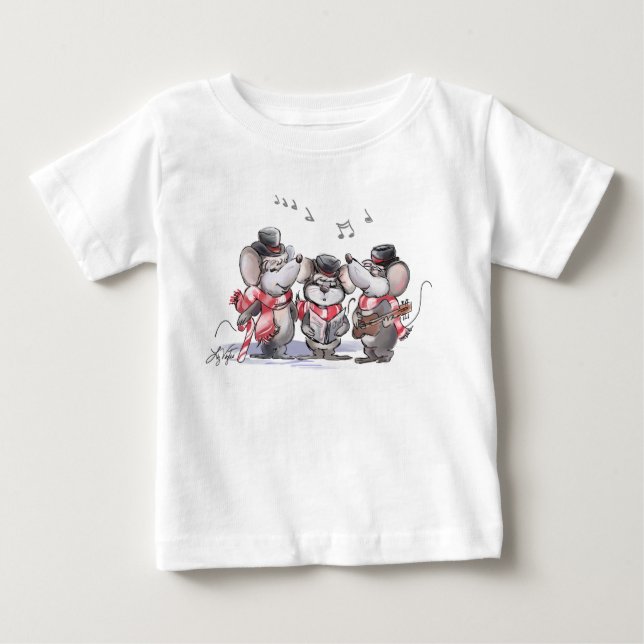 T-shirt Pour Bébé Chemise pour bébé, Mac et Moe (Devant)