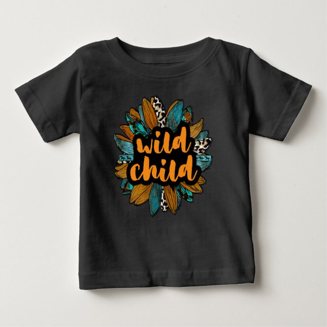 T-shirt Pour Bébé Chemise pour tout-petit à motif animal de tourneso (Devant)