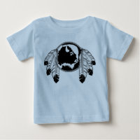 Chemise pour tout-petit Métis Art de la faune nati