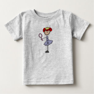 T-shirt Pour Bébé Chemise princesse Red Haired