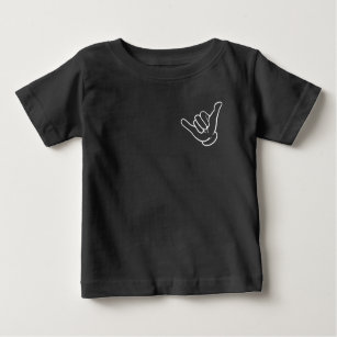 T-shirt Pour Bébé Chemise Shaka, Chemise Shaka Enfants, Chemise Surf