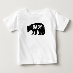 T-shirt Pour Bébé Chemise silhouette de l'ours
