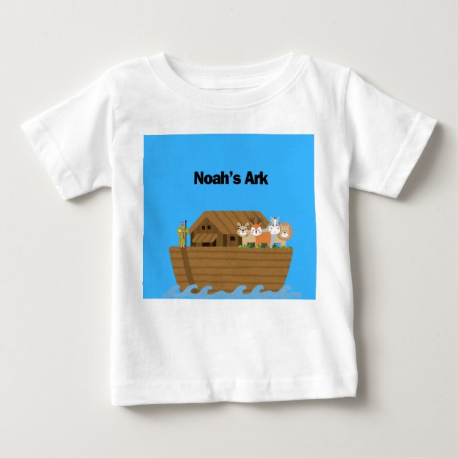 T-shirt Pour Bébé Chemise T Arche de Noé (Devant)