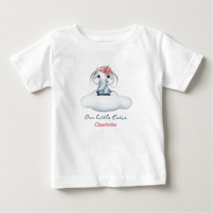 T-shirt Pour Bébé Chemise T-Shirt Bébé Eléphant Cute Petite Cutie