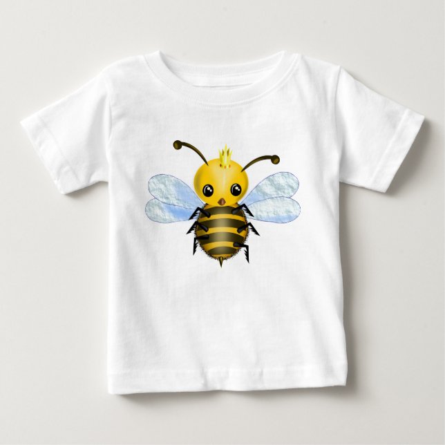 T-shirt Pour Bébé Chemise T-shirt Bébé Queen Bee (Devant)