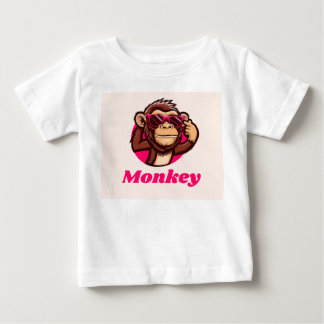 T-shirt Pour Bébé chemise t-shirt bébé singe cool