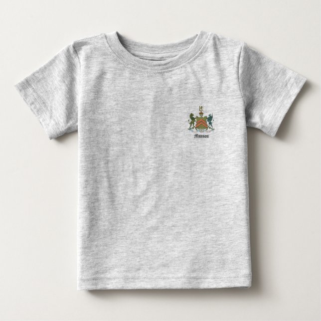 T-shirt Pour Bébé Chemise Toddler Crest Family (Devant)