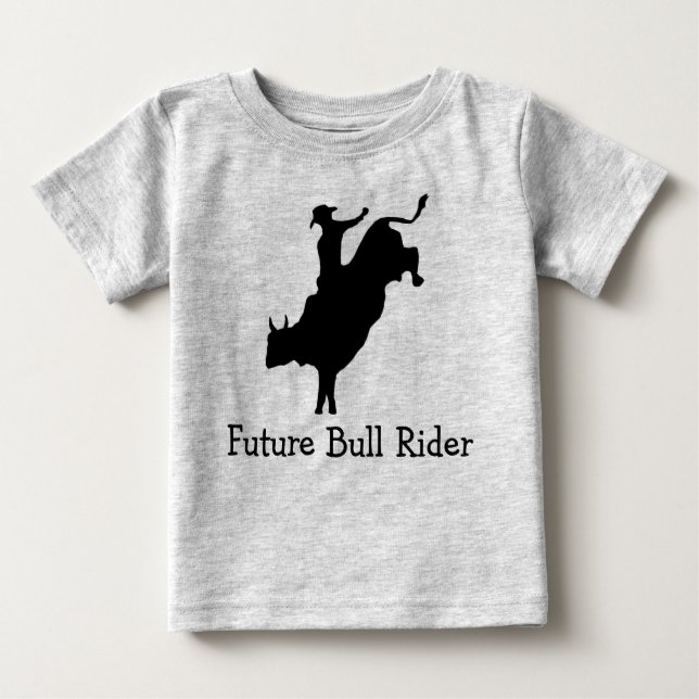 T-shirt Pour Bébé Chemise Toddler Future Bull Rider Long Sleeve T (Devant)