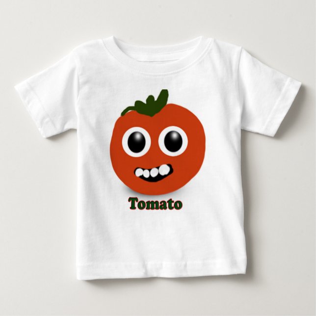 T-shirt Pour Bébé chemise tomate (Devant)