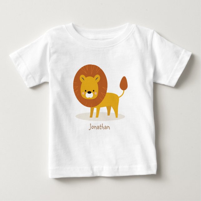 T-shirt Pour Bébé Chemises bébé lion garçon (Devant)