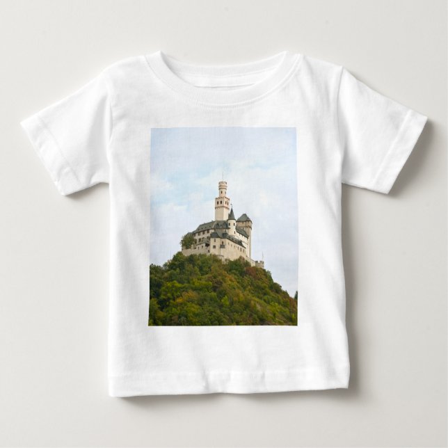 T-shirt Pour Bébé Chemises Château (Devant)
