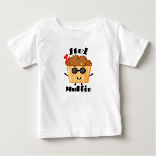 T-shirt Pour Bébé Chemises de Saint Valentin pour petits Muffin bo