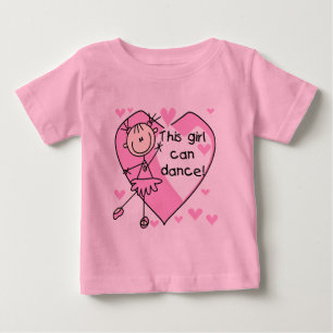 T-shirt Pour Bébé Chemises et Cadeaux Cette Fille Peut Danser