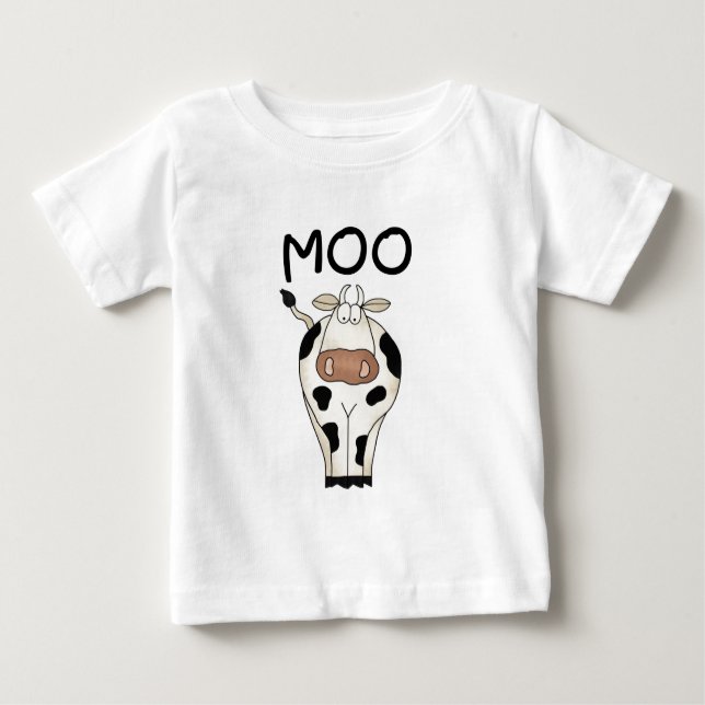 T-shirt Pour Bébé Chemises et cadeaux Moo Cow (Devant)