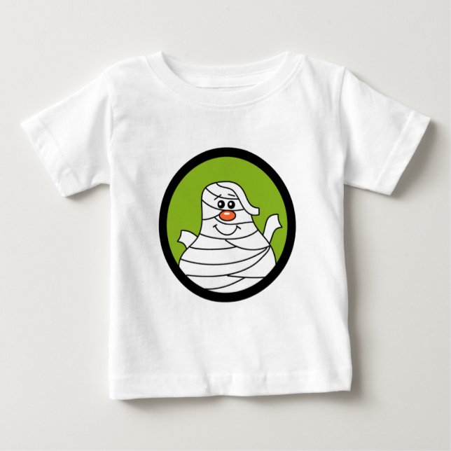 T-shirt Pour Bébé Chemises et cadeaux pour la momie d'Halloween (Devant)