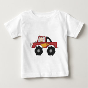 T-shirt Pour Bébé Chemises et cadeaux Red Monster Truck