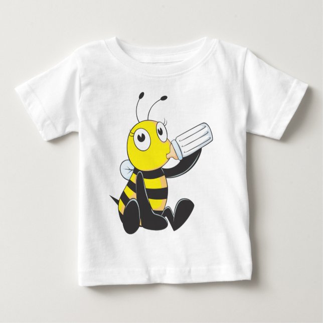 T-shirt Pour Bébé Chemises faites sur commande : Chemises heureuses (Devant)