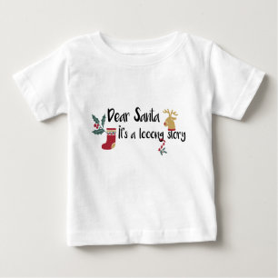 T-shirt Pour Bébé Cher Père Noël