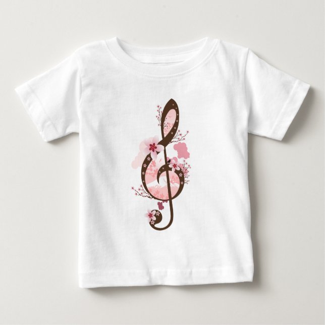 T-shirt Pour Bébé Cherry Blossom (Devant)