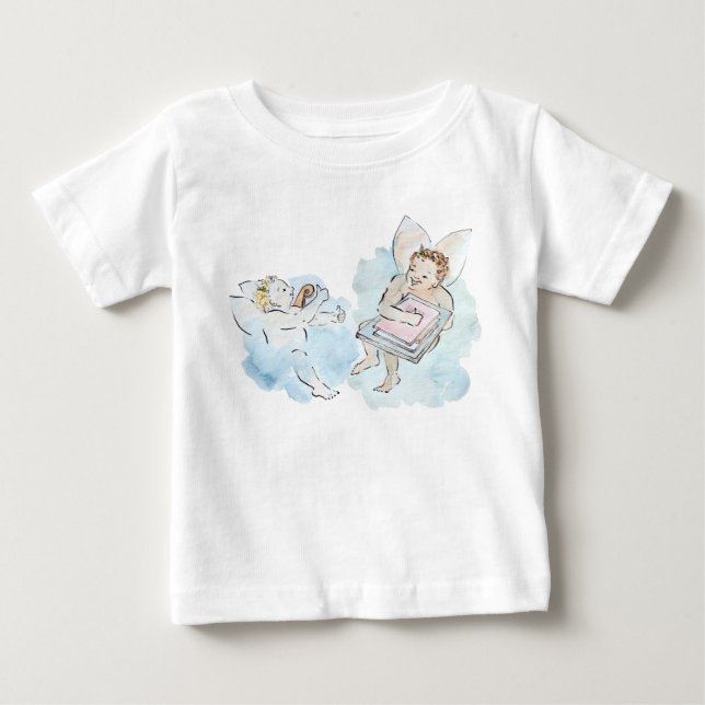 T-shirt Pour Bébé Cherubs - Engelchen (Devant)