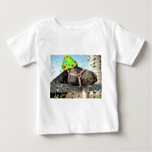T-shirt Pour Bébé Cheval animal de fête