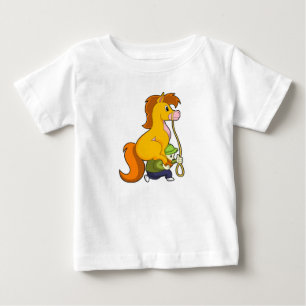 T-shirt Pour Bébé Cheval avec Garçon.PNG