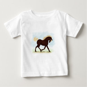 T-shirt Pour Bébé Cheval des Rocheuses