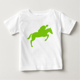 T-shirt Pour Bébé Cheval Jumping - Martian Green
