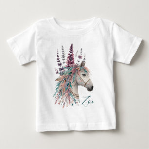 T-shirt Pour Bébé Cheval magnifique personnalisé