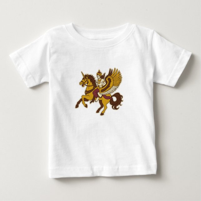 T-shirt Pour Bébé Cheval Sembrani (Devant)