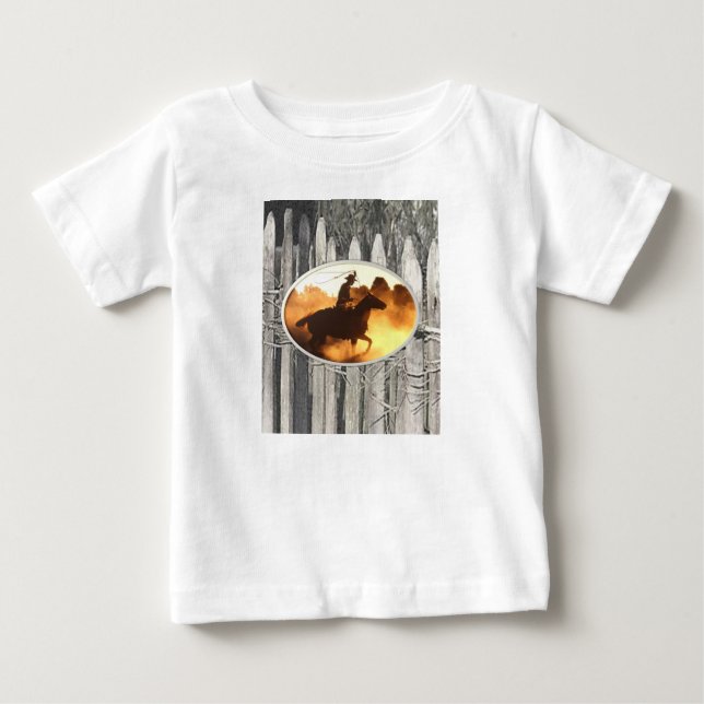 T-shirt Pour Bébé Cheval T-shirt bébé (Devant)