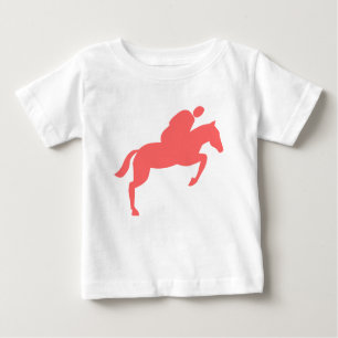 T-shirt Pour Bébé Cheval - Tropical Rose