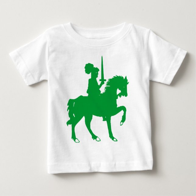 T-shirt Pour Bébé Chevalier héraldique (Devant)