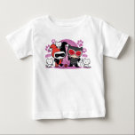 T-shirt Pour Bébé Chibi Harley Quinn & Chibi Catwoman Avec Chats<br><div class="desc">Regardez Chibi Catwoman jouer avec trois chatons blancs avec Chibi Harley Quinn qui attend impatiemment à côté d'elle.</div>