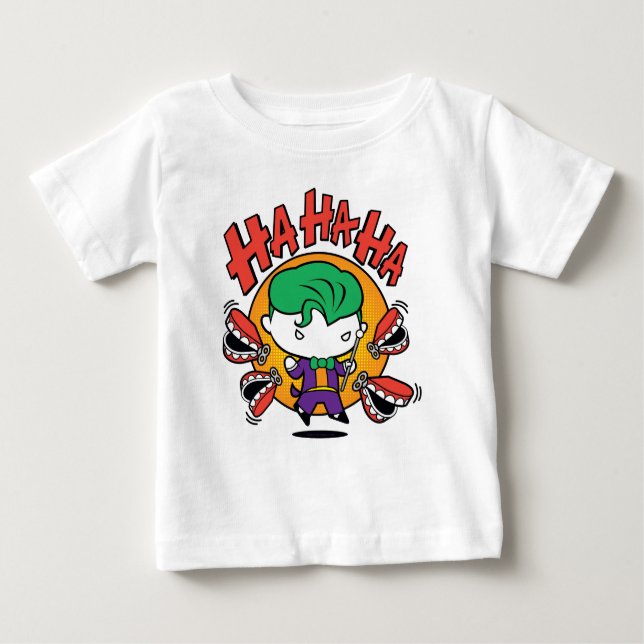 T-shirt Pour Bébé Chibi Joker Avec Dents De Jouet (Devant)