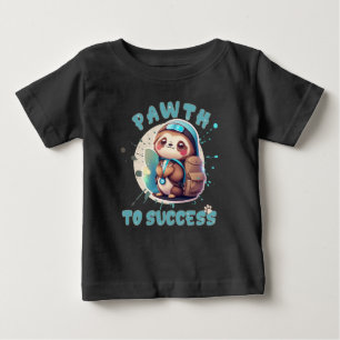 T-shirt Pour Bébé Chibi Kawaii Nom d'école Année sur le dos