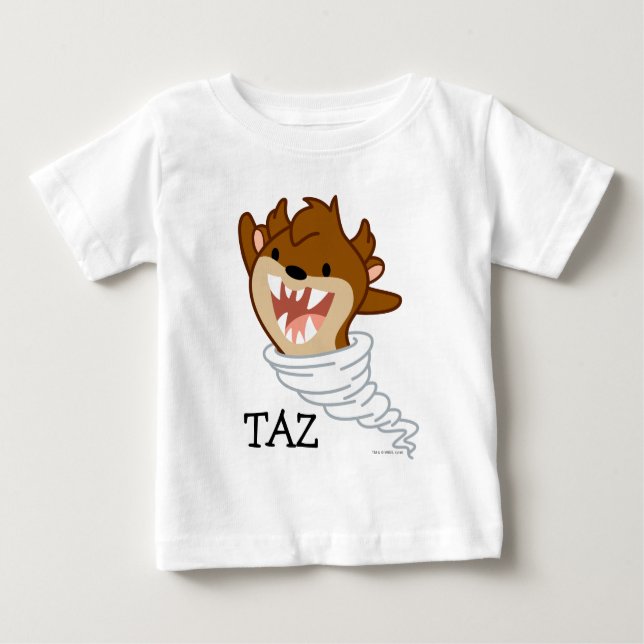 T-shirt Pour Bébé Chibi Tornado TAZ™ (Devant)