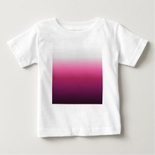 T-shirt Pour Bébé chic abstrait magenta burgundy maroon ombre