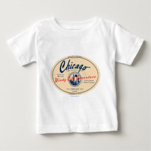 T-shirt Pour Bébé Chicago Windy City