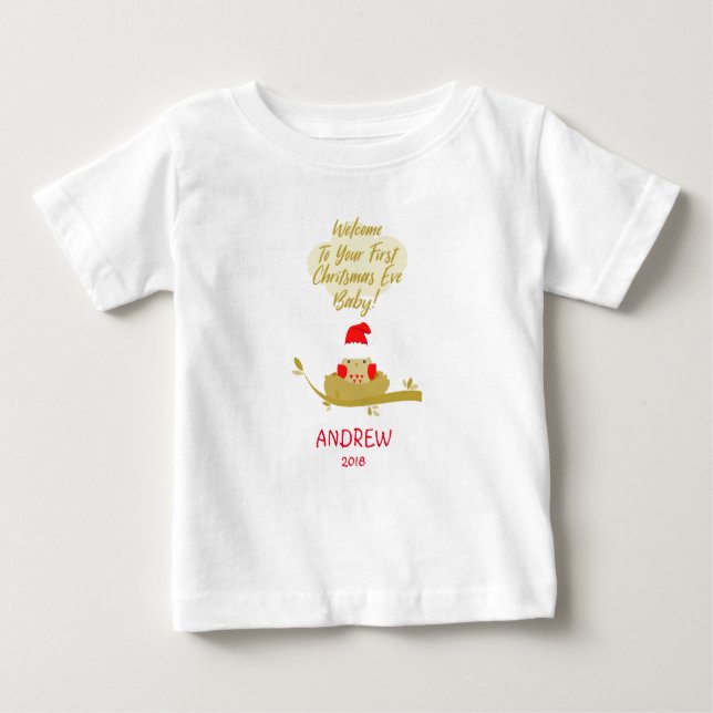 T-shirt Pour Bébé Chick in Nest First Carte de voeux (Devant)