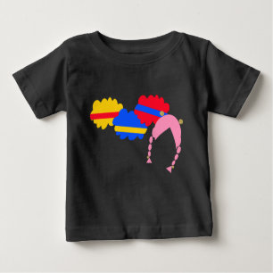 T-shirt Pour Bébé Chicky, Cha-Cha, Boom-Boom, Lya-Lya