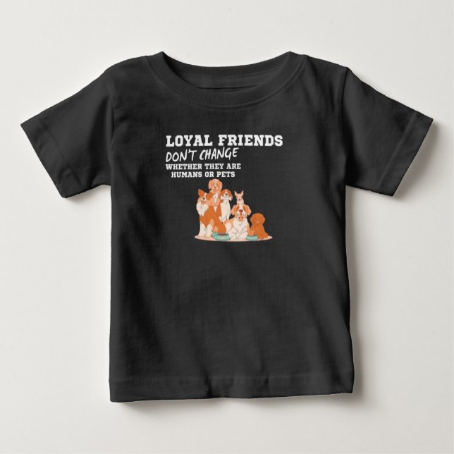 T-shirt Pour Bébé chien (Devant)