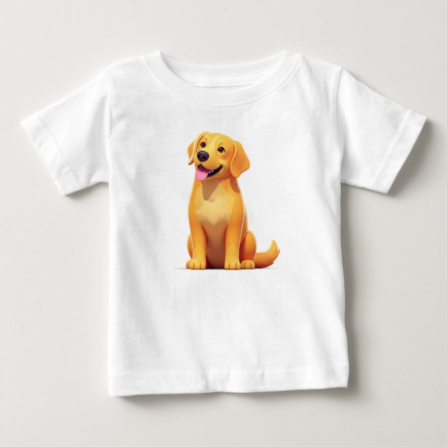 T-shirt Pour Bébé chien  (Devant)