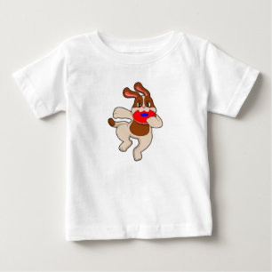 T-shirt Pour Bébé Chien à jouer
