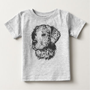 T-shirt Pour Bébé chien animal domestique chien levrette animal.