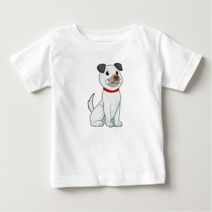 T-shirt Pour Bébé Chien avec os