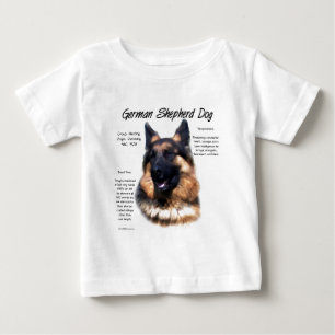 T-shirt Pour Bébé Chien berger allemand (longhair) Conception de l'h