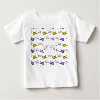 Chien Bone Graffiti Style Nom Choisir Couleur Bébé