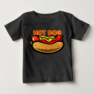 T-shirt Pour Bébé Chien chaud